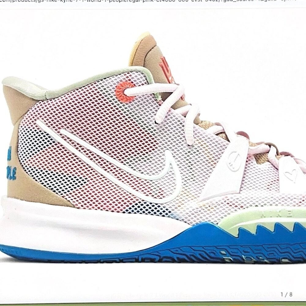 Kids Nike Kyrie 7 1 World 1 People – Regal Pink